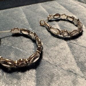 Brighton Crystal Hoop Earrings